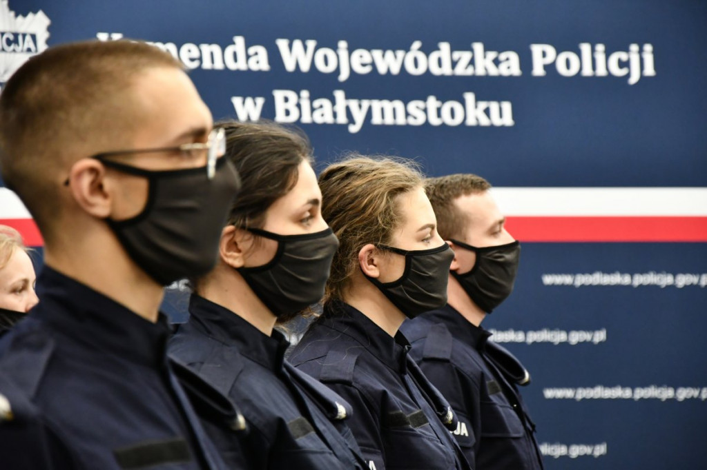 Nowi policjanci w województwie i w Łomży