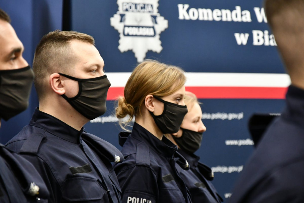Nowi policjanci w województwie i w Łomży