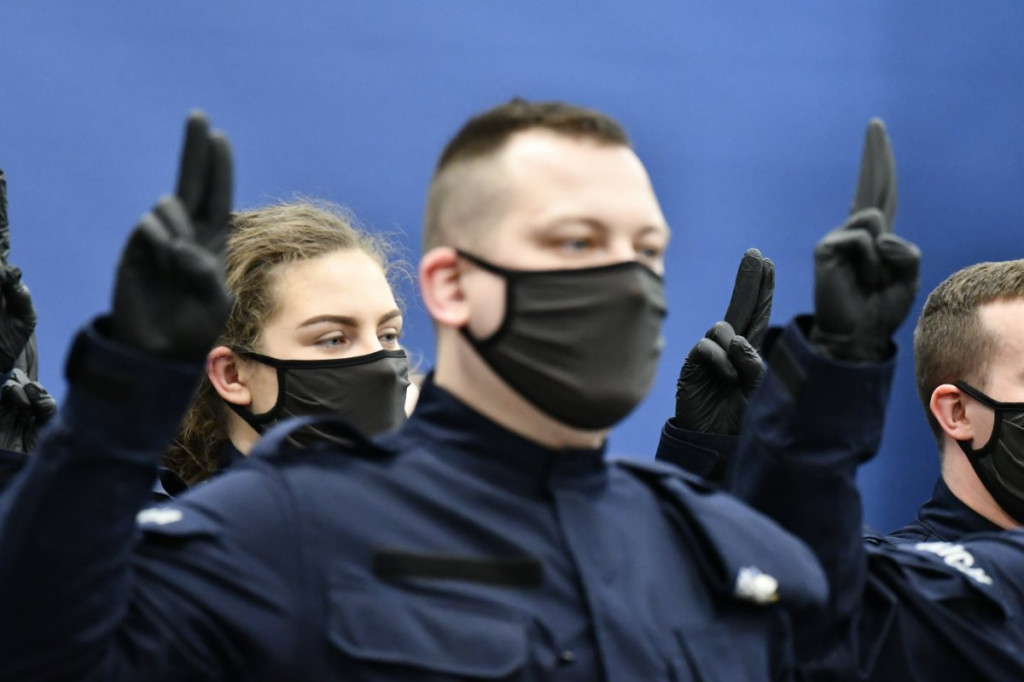 Nowi policjanci w województwie i w Łomży