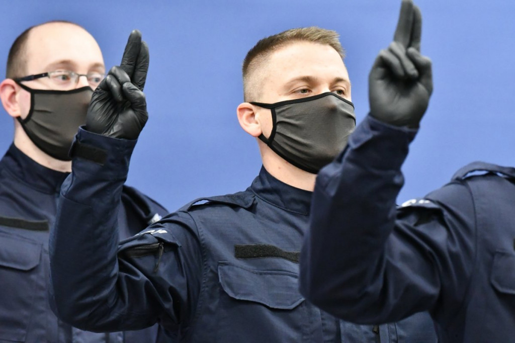 Nowi policjanci w województwie i w Łomży