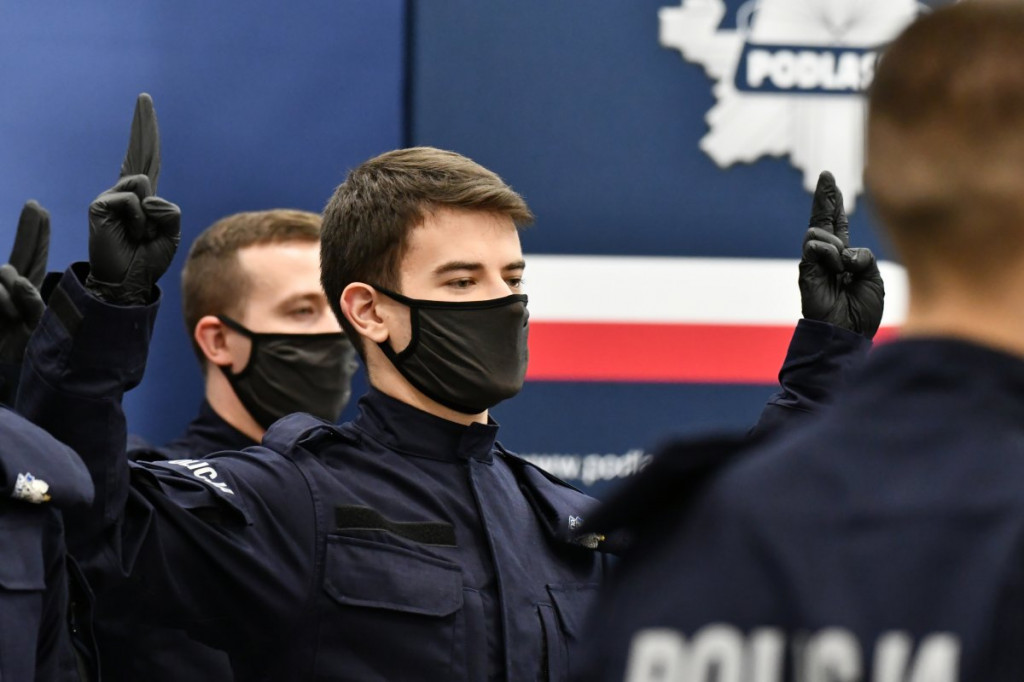 Nowi policjanci w województwie i w Łomży