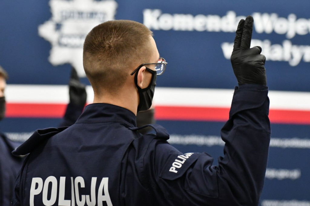 Nowi policjanci w województwie i w Łomży