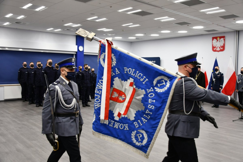 Nowi policjanci w województwie i w Łomży