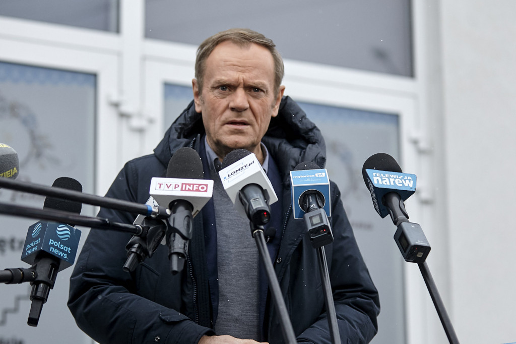 Tusk w Łomży: 