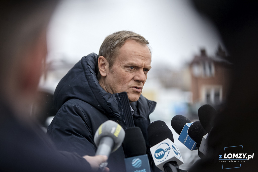 Tusk w Łomży: 