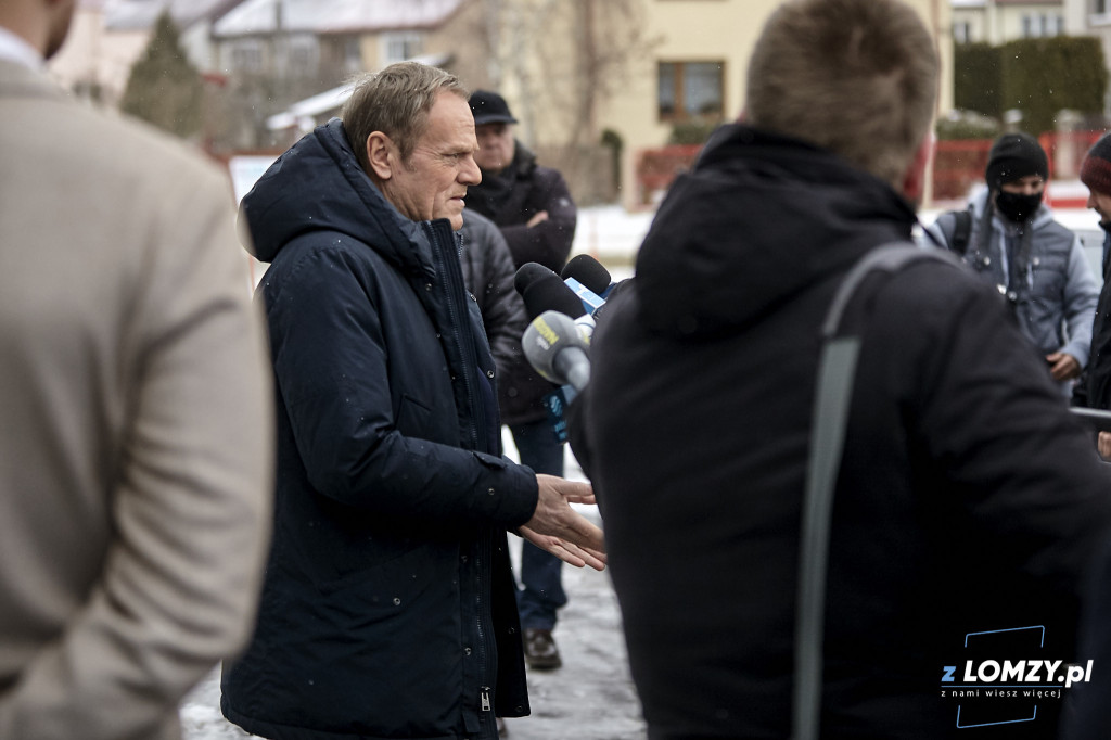 Tusk w Łomży: 