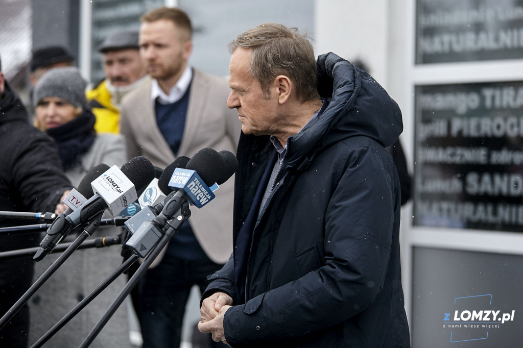 Tusk w Łomży: 