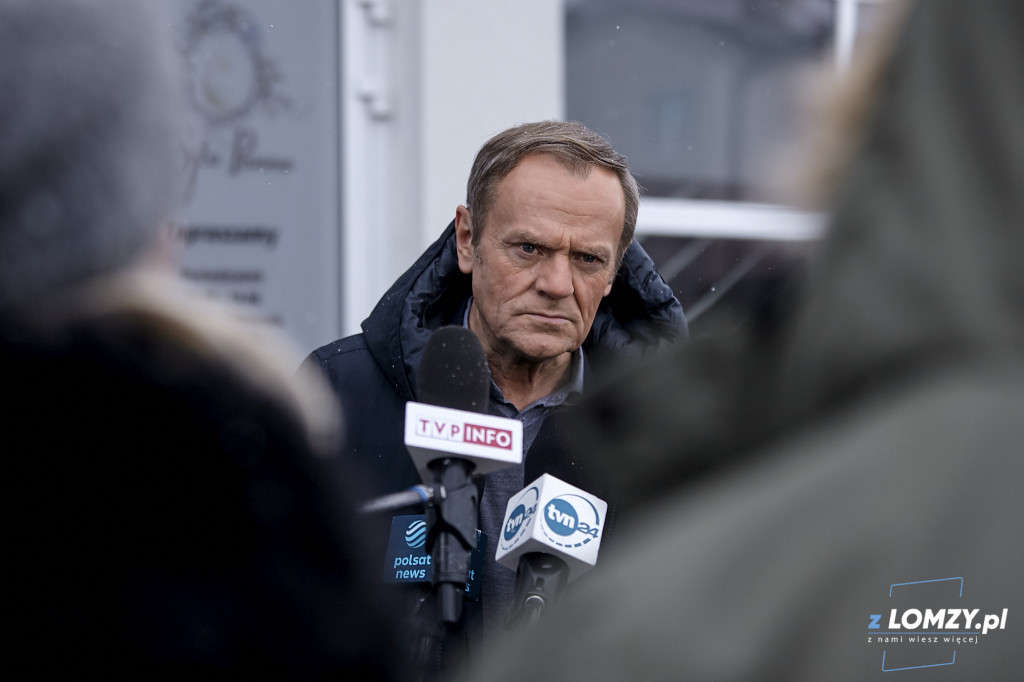 Tusk w Łomży: 