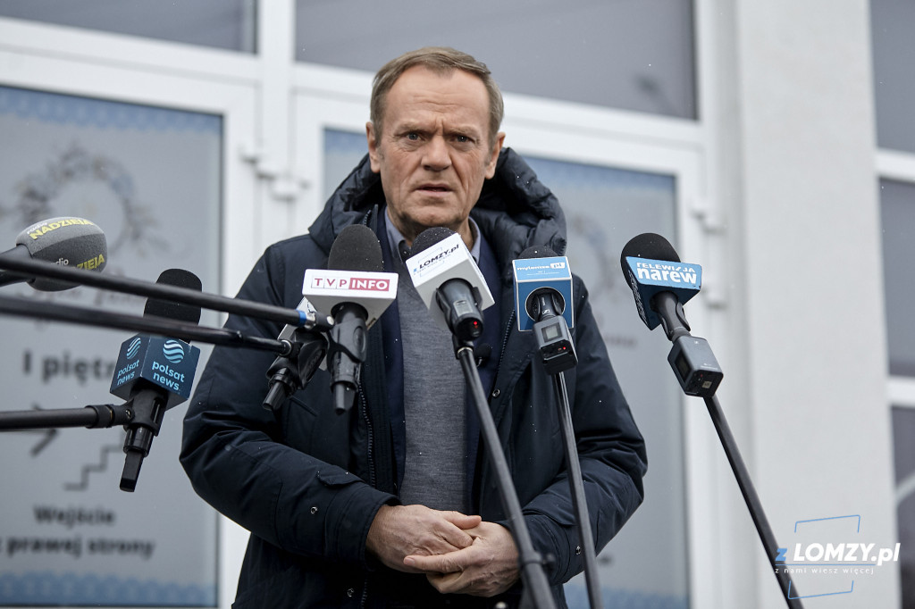 Tusk w Łomży: 