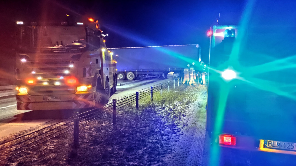 Tir zablokował VIa Balticę