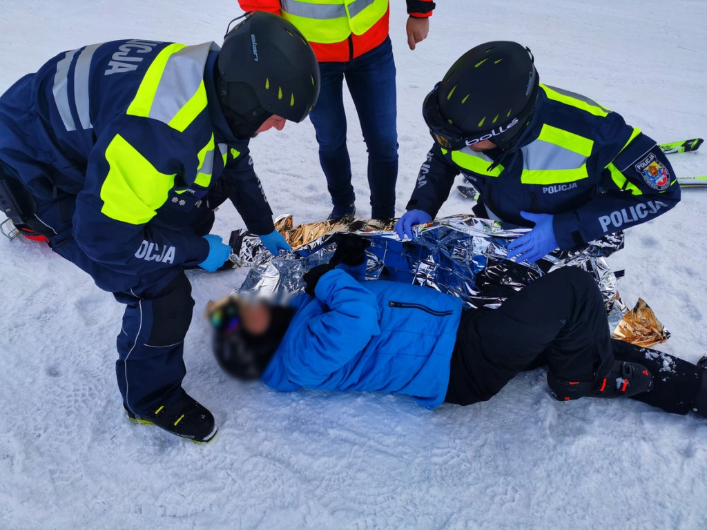 Policja na nartach! Cel jest jeden!