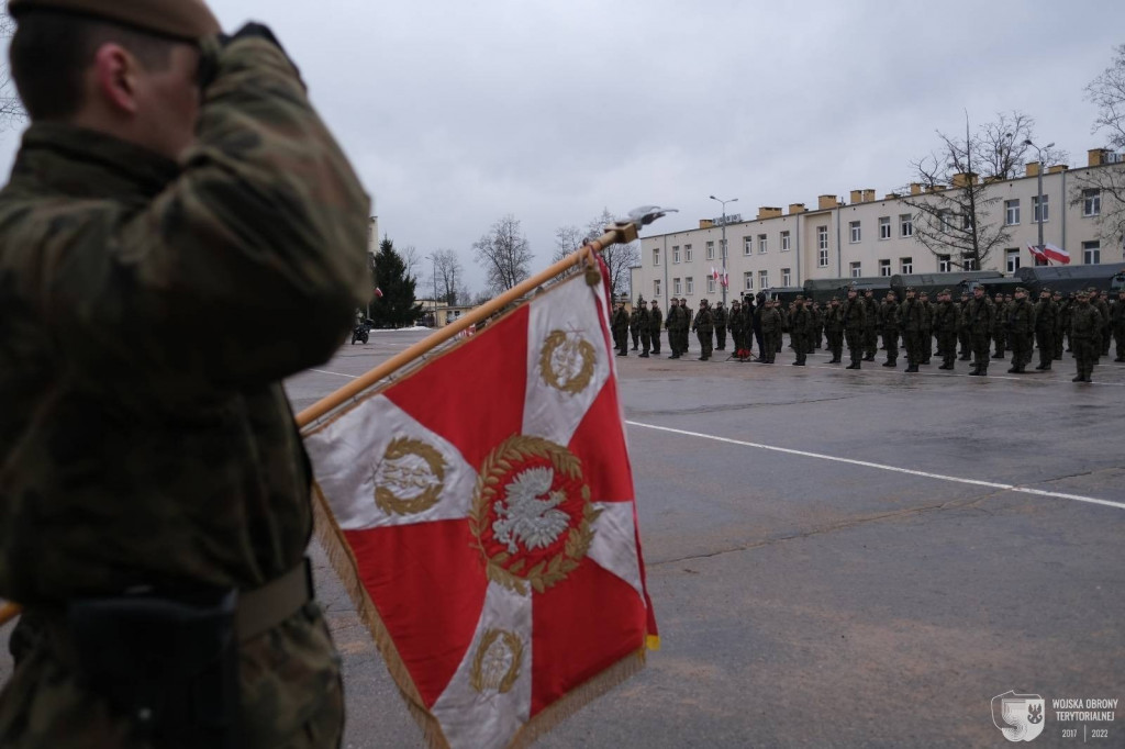 Pierwsza przysięga podlaskich terytorialsów w 2022 roku [FOTO]