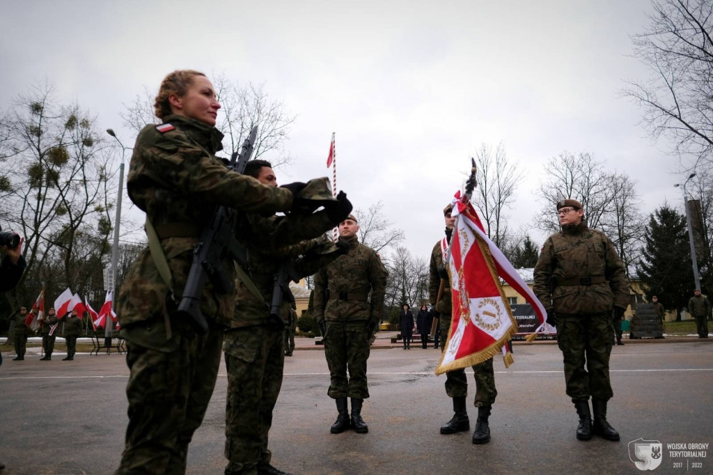 Pierwsza przysięga podlaskich terytorialsów w 2022 roku [FOTO]