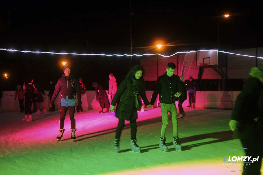 Disco Lodowisko na Walentynki w Łomży