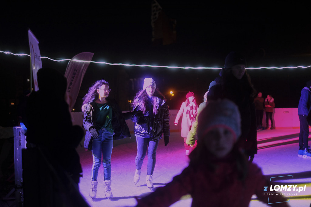 Disco Lodowisko na Walentynki w Łomży