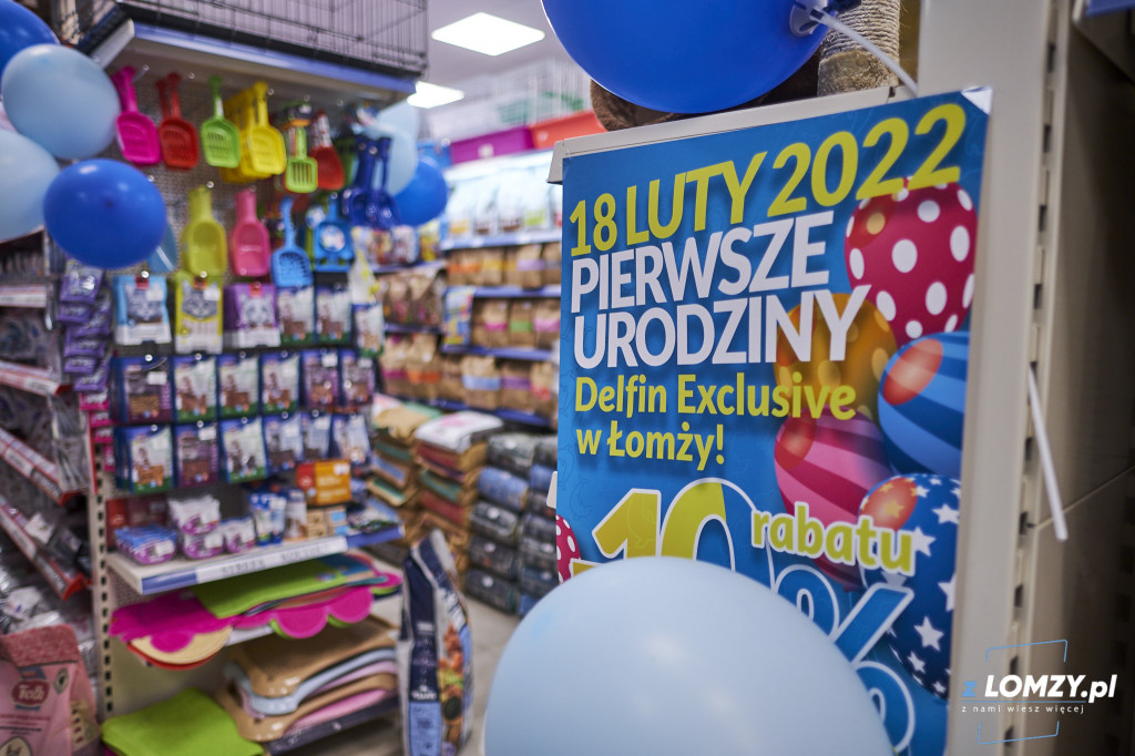 Sklep Delfin w Łomży ma rok!
