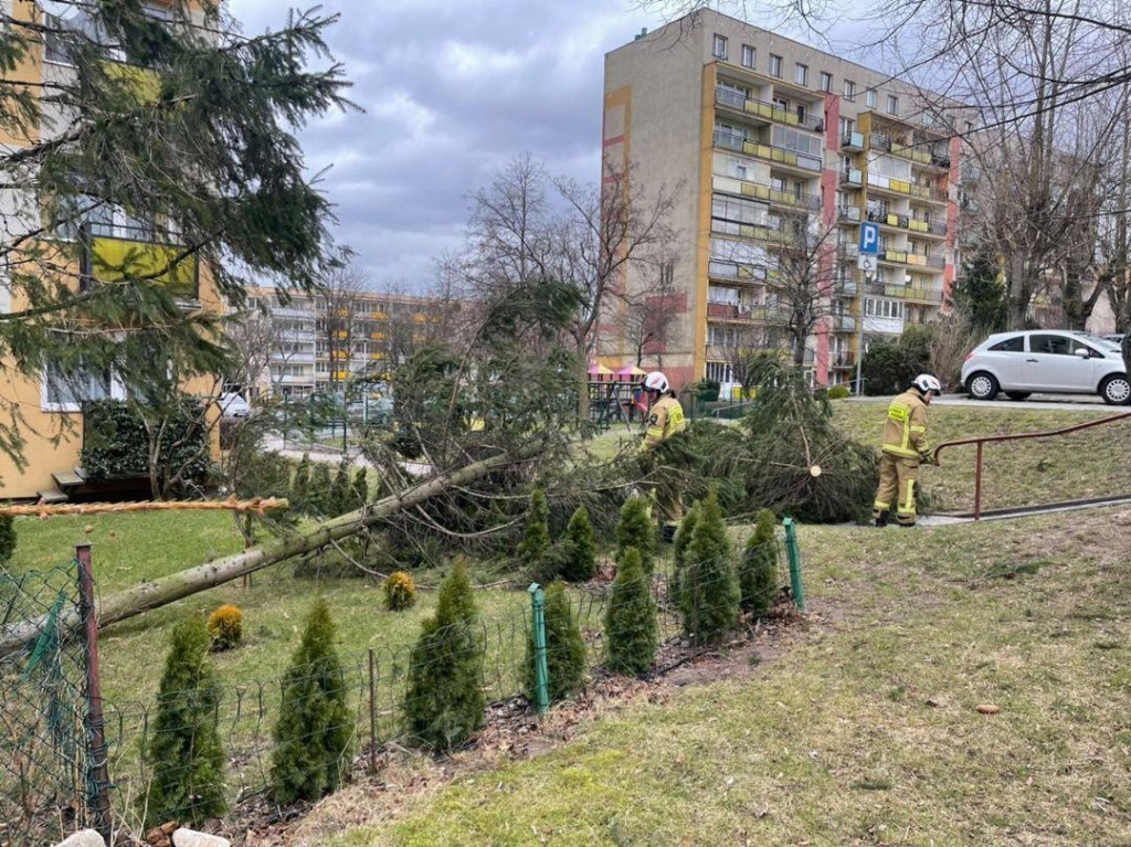 Skutki sobotniej nawałnicy