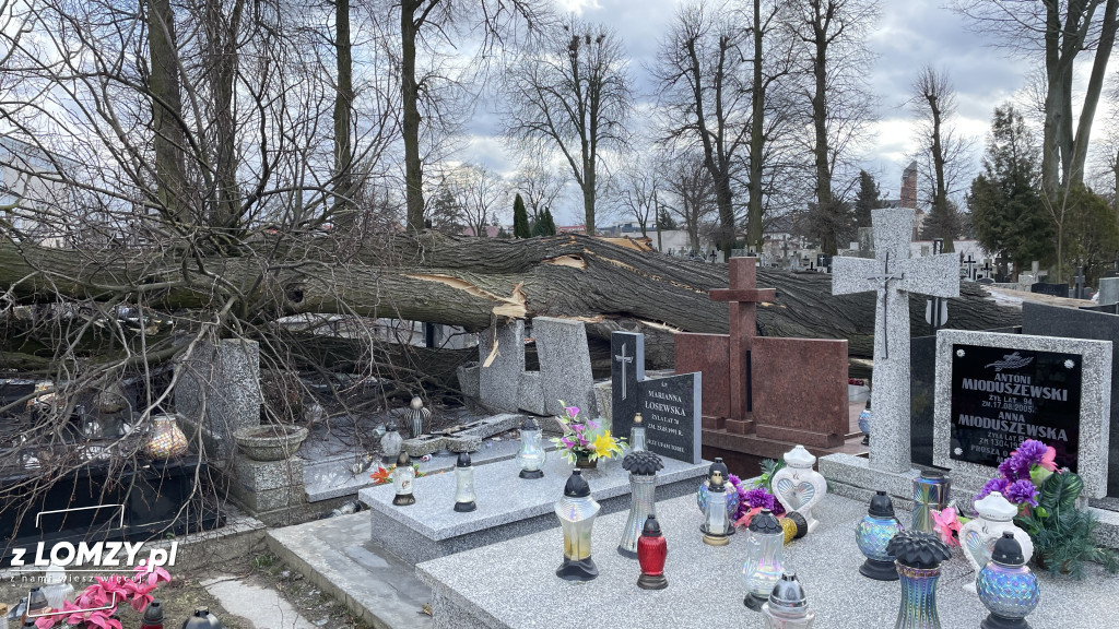 Skutki sobotniej nawałnicy