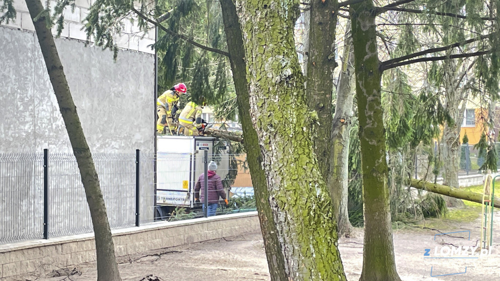Skutki sobotniej nawałnicy
