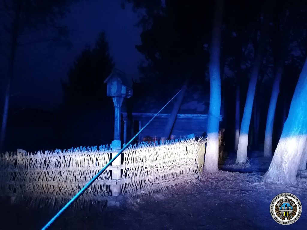 Po wichurze zagrożone były zabytki w skansenie!