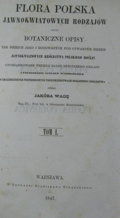 Jakub Waga - botanik z Łomży