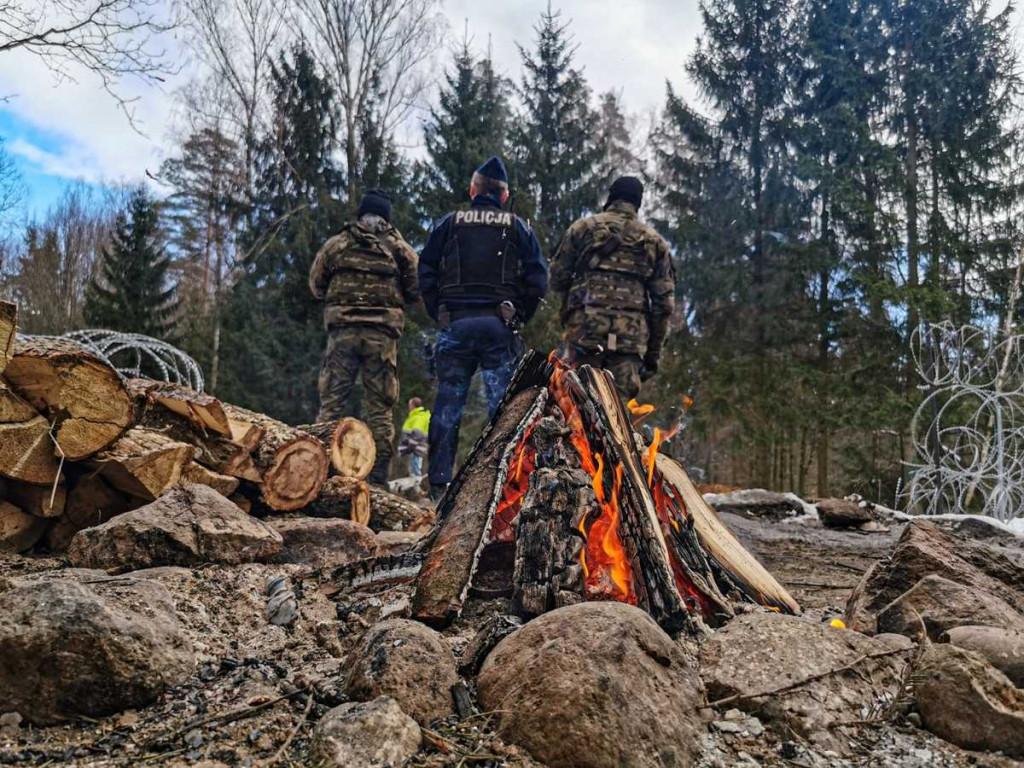 Tak wygląda służba na granicy z Białorusią