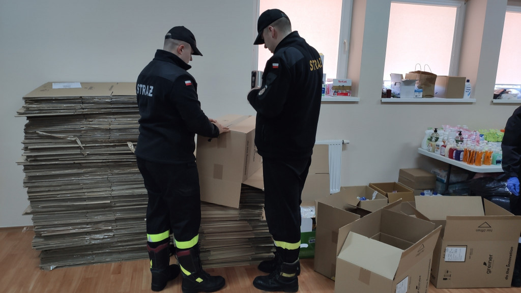 Strażacy z Łomży pomagają Ukrainie