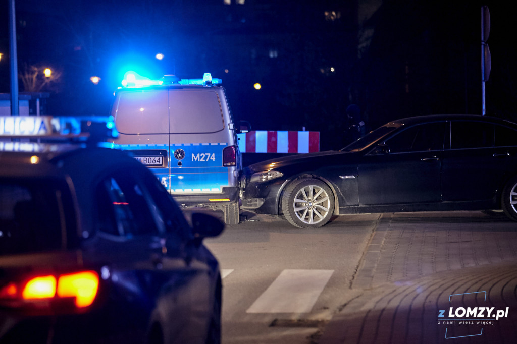 Wyjeżdżała z parkingu - wjechała w radiowóz