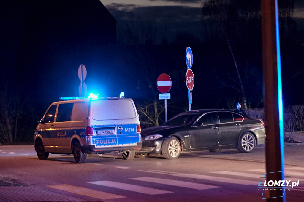 Wyjeżdżała z parkingu - wjechała w radiowóz