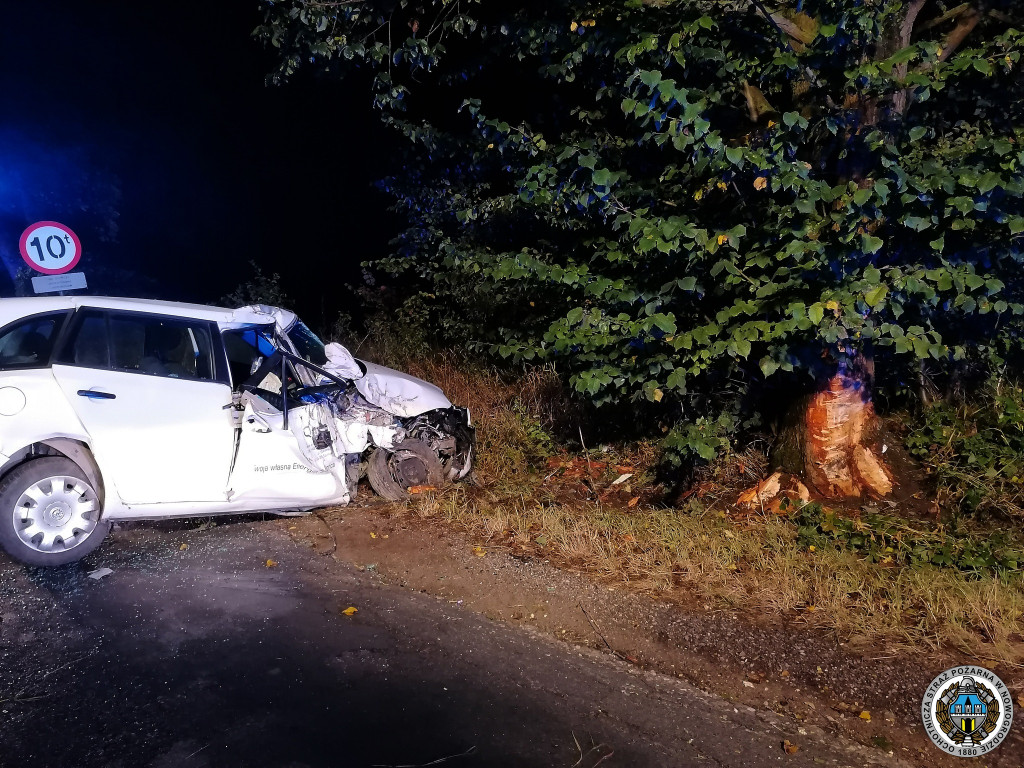 To nie była spokojna noc. Wypadek pod Nowogrodem [FOTO]